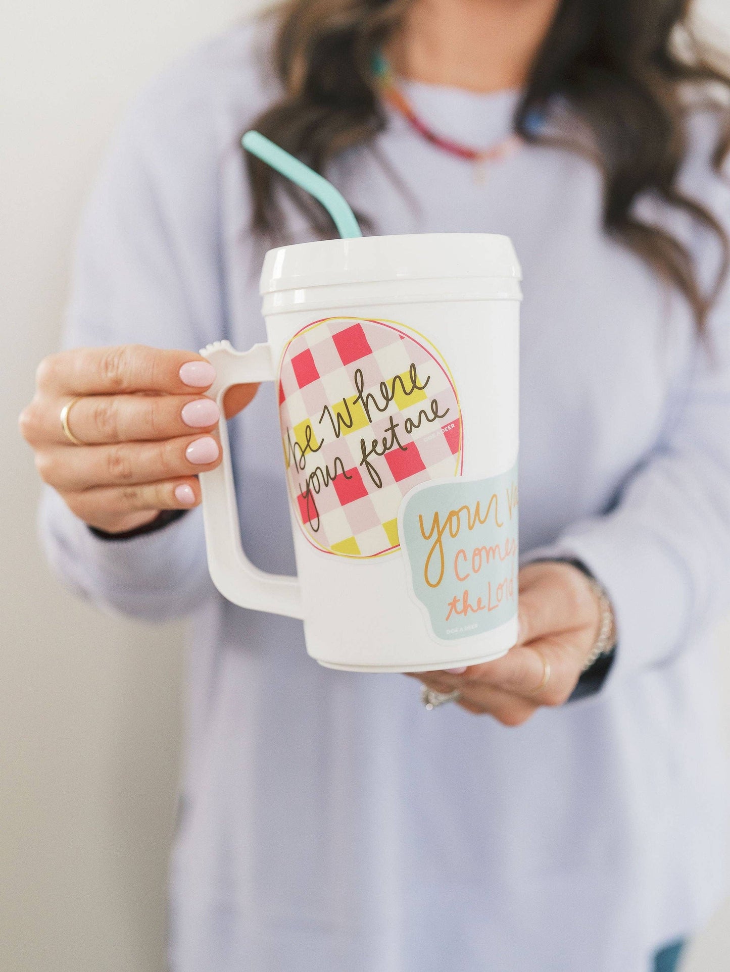 Be Where Your Feet Are Sticker | Mother's Day