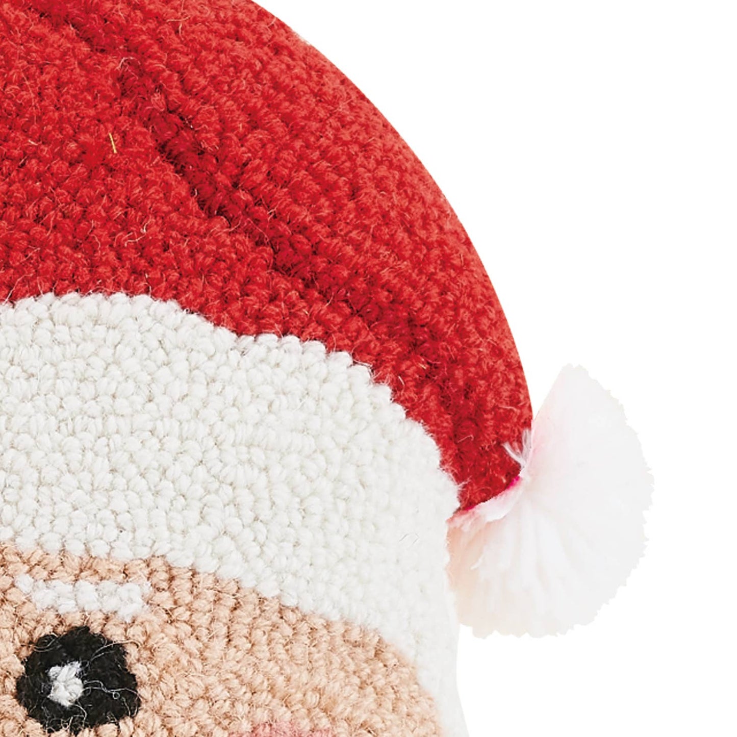 Shaped Santa Face Hook Pillow