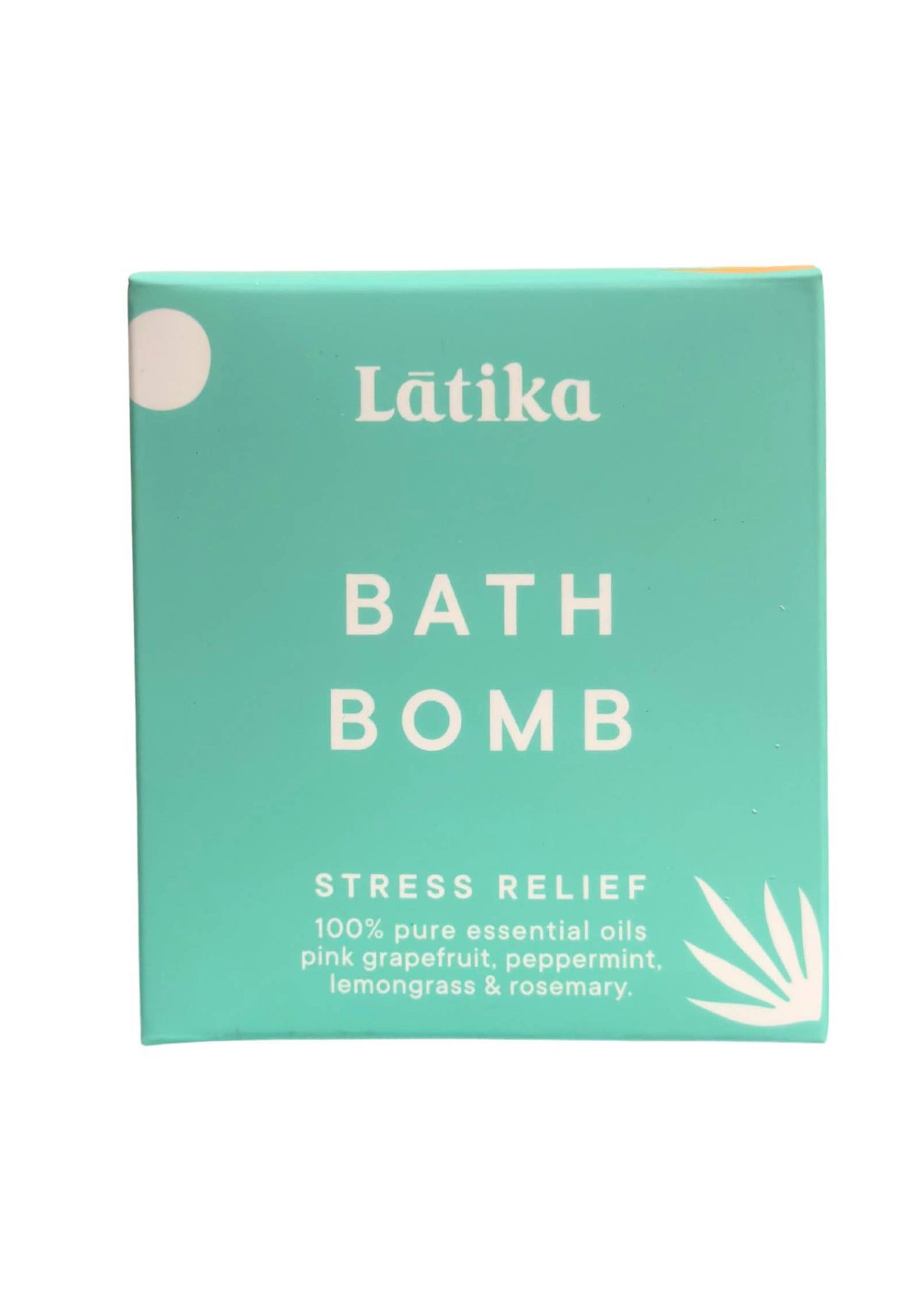 Stress Relief Bath Bomb - Pink Grapefruit, Peppermint, Lemongrass & Rosemary