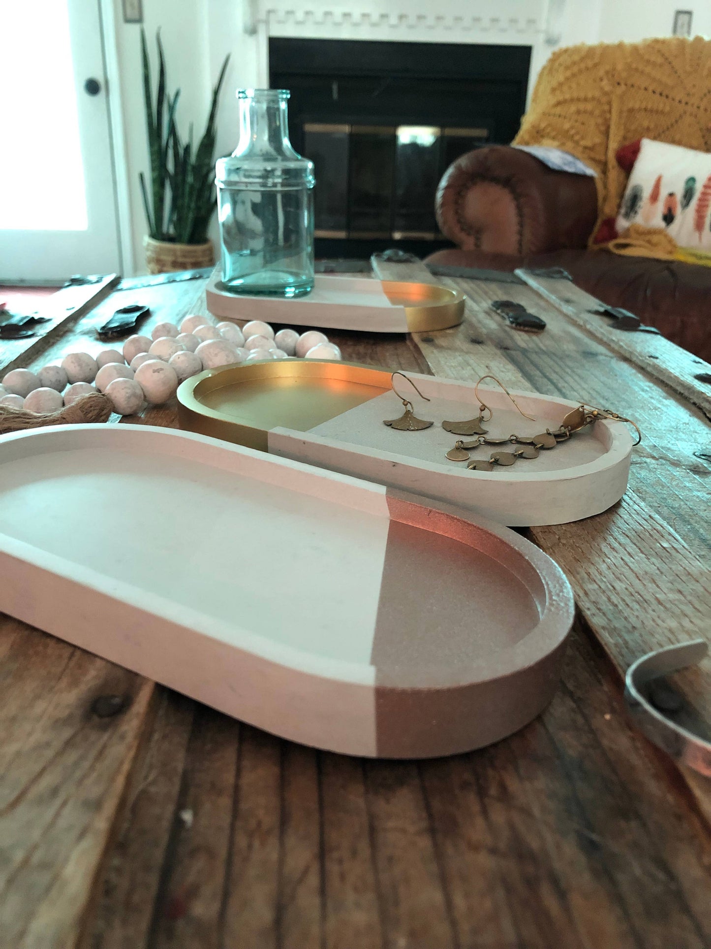 Concrete AccessoryTray - Copper Metallic
