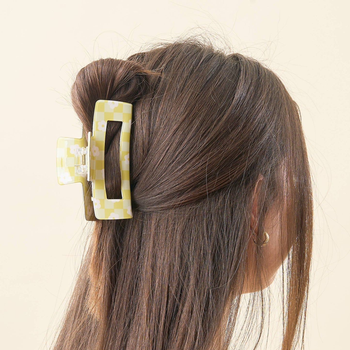 Claw Clip-Check Green