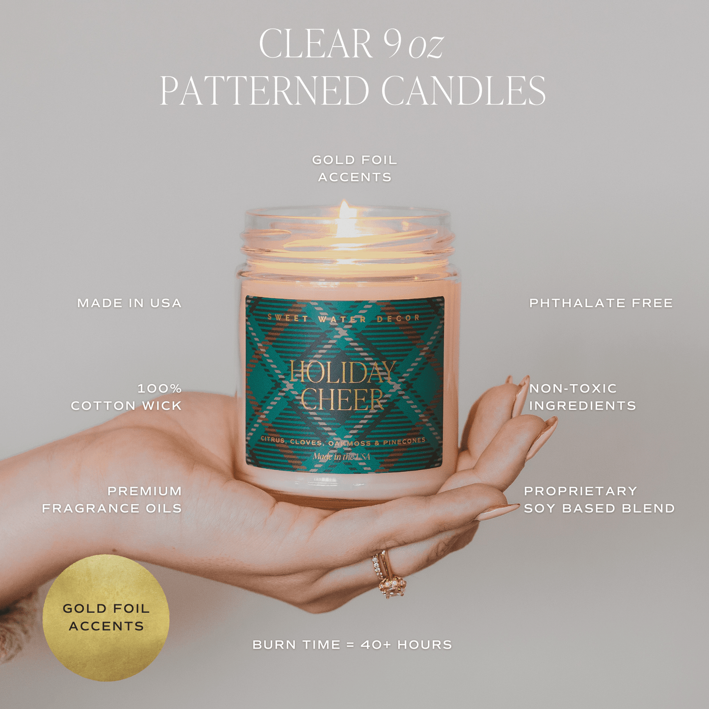 Santa's Workshop 9 oz Soy Candle