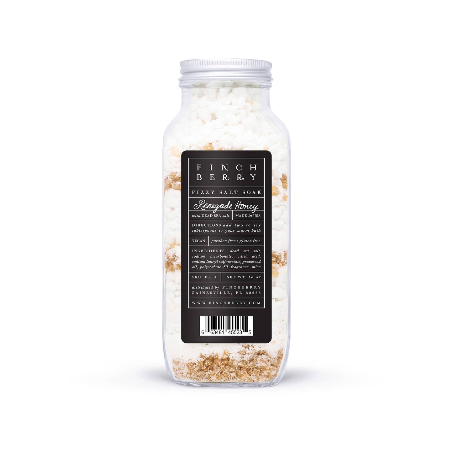 Renegade Honey Natural Fizzy Salt Bath Soak