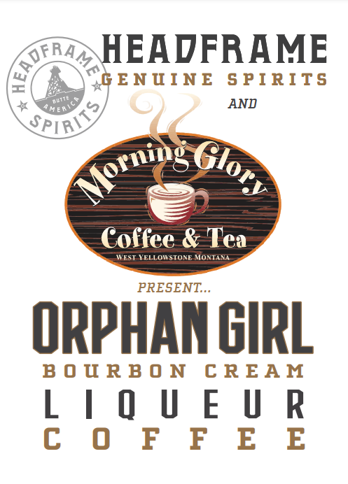 Orphan Girl Bourbon Cream Liqueur Flavored Coffee: 12oz / Ground