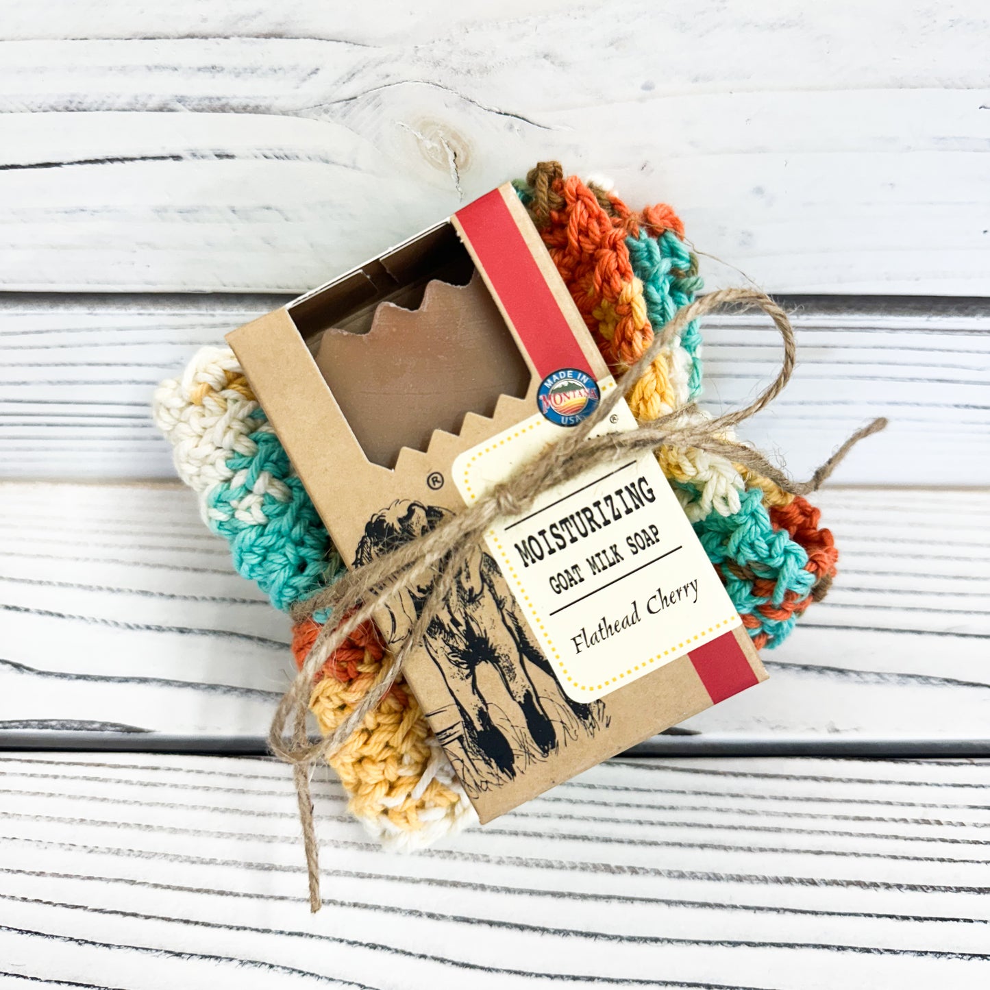 Route 66 Washcloth + Soap
