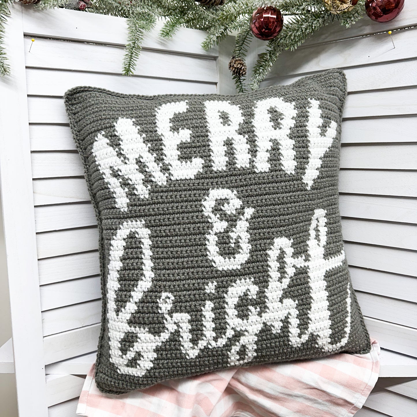 Merry & Bright Throw Pillow
