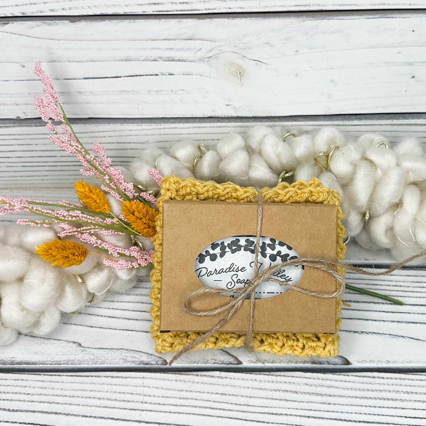 Creme Brulee Washcloth + Soap