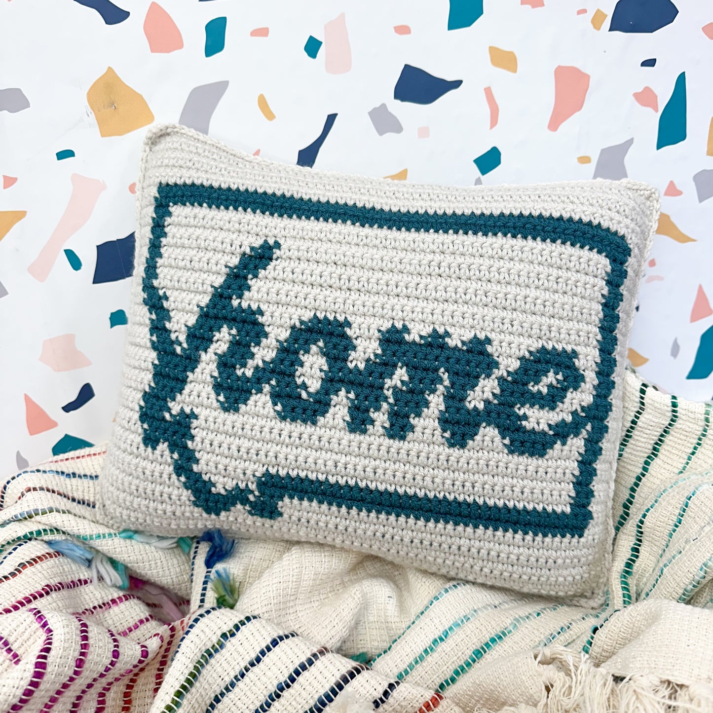 Montana Home Throw Pillow - Teal