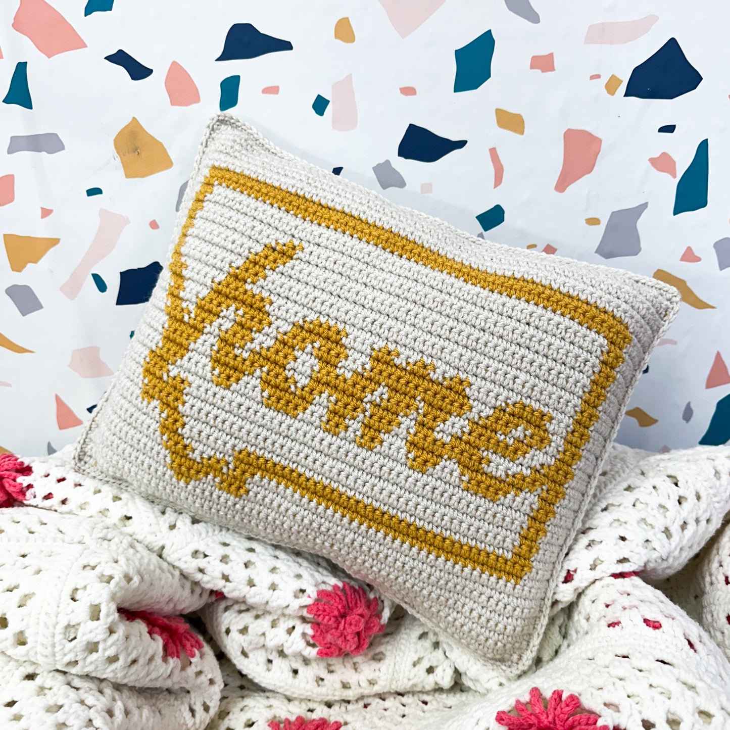 Montana Home Throw Pillow - Mustard