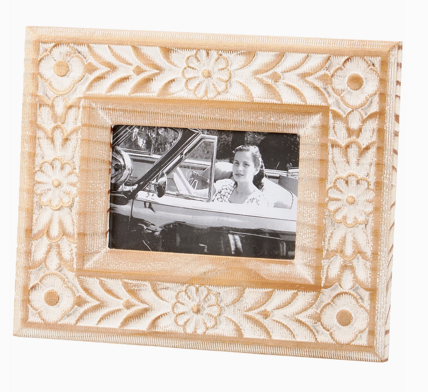 Floral Rosette Photo Frame
