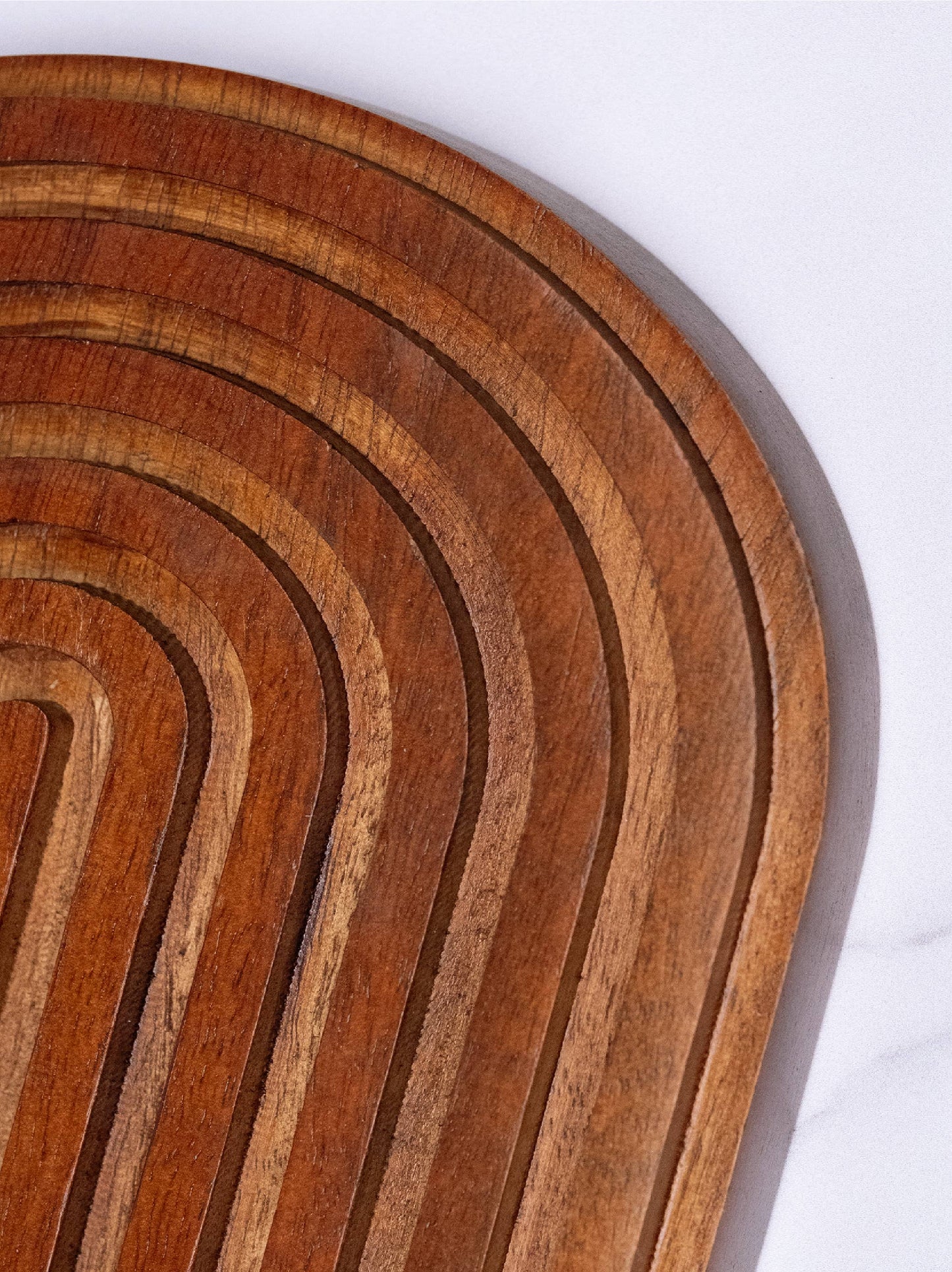 Arched Wood Wall Shelf MCM