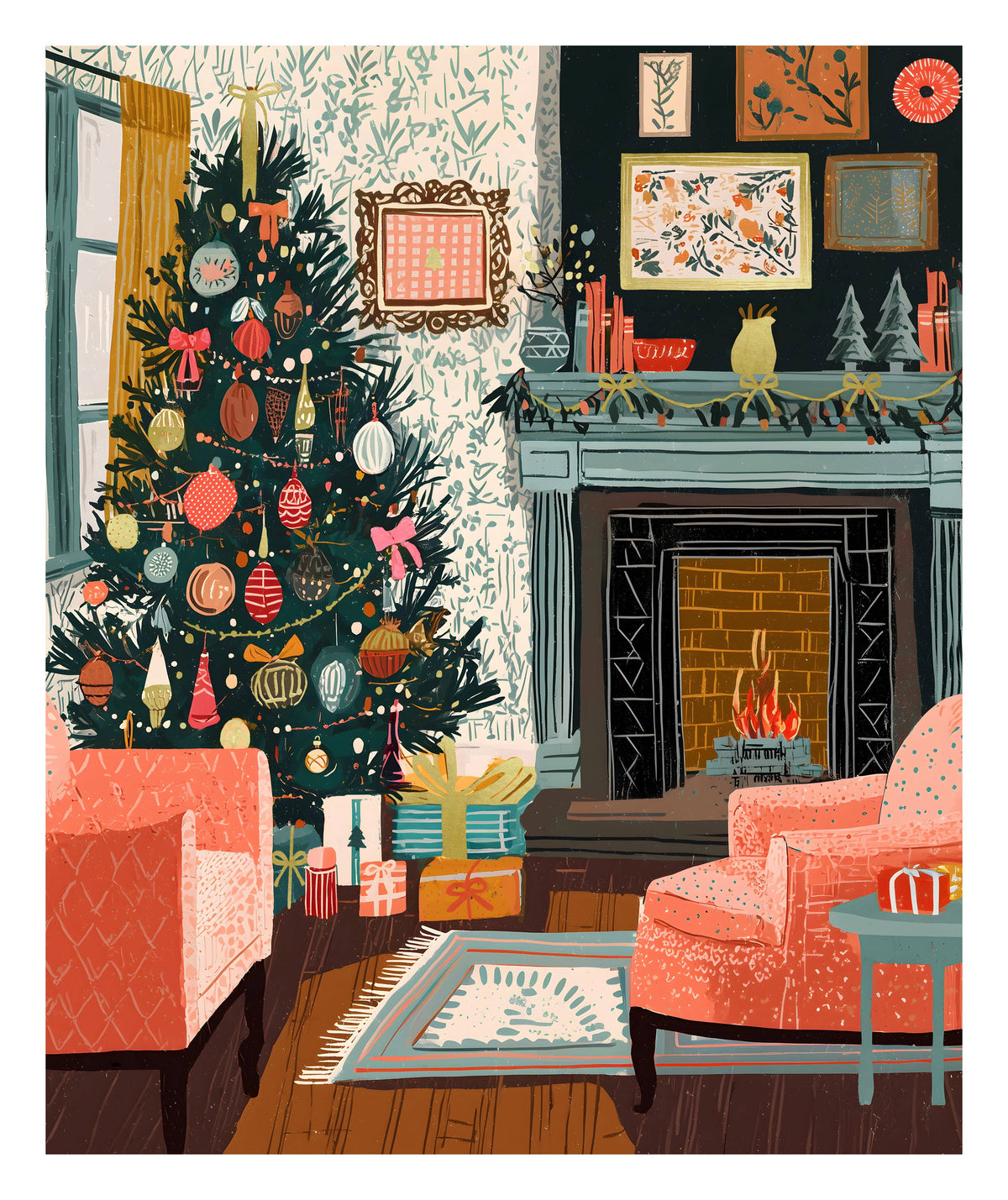 Cozy Christmas Jigsaw Puzzle 500pc
