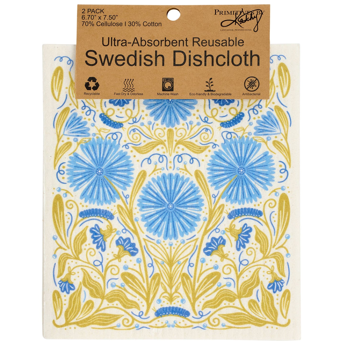 Caterpillar Flower Swedish Cloth Set