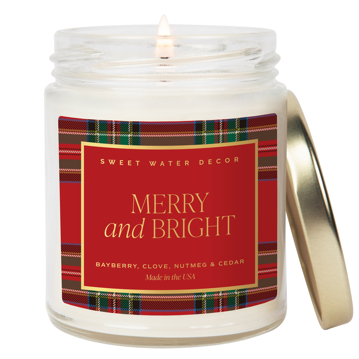 Merry and Bright 9 oz Soy Candle