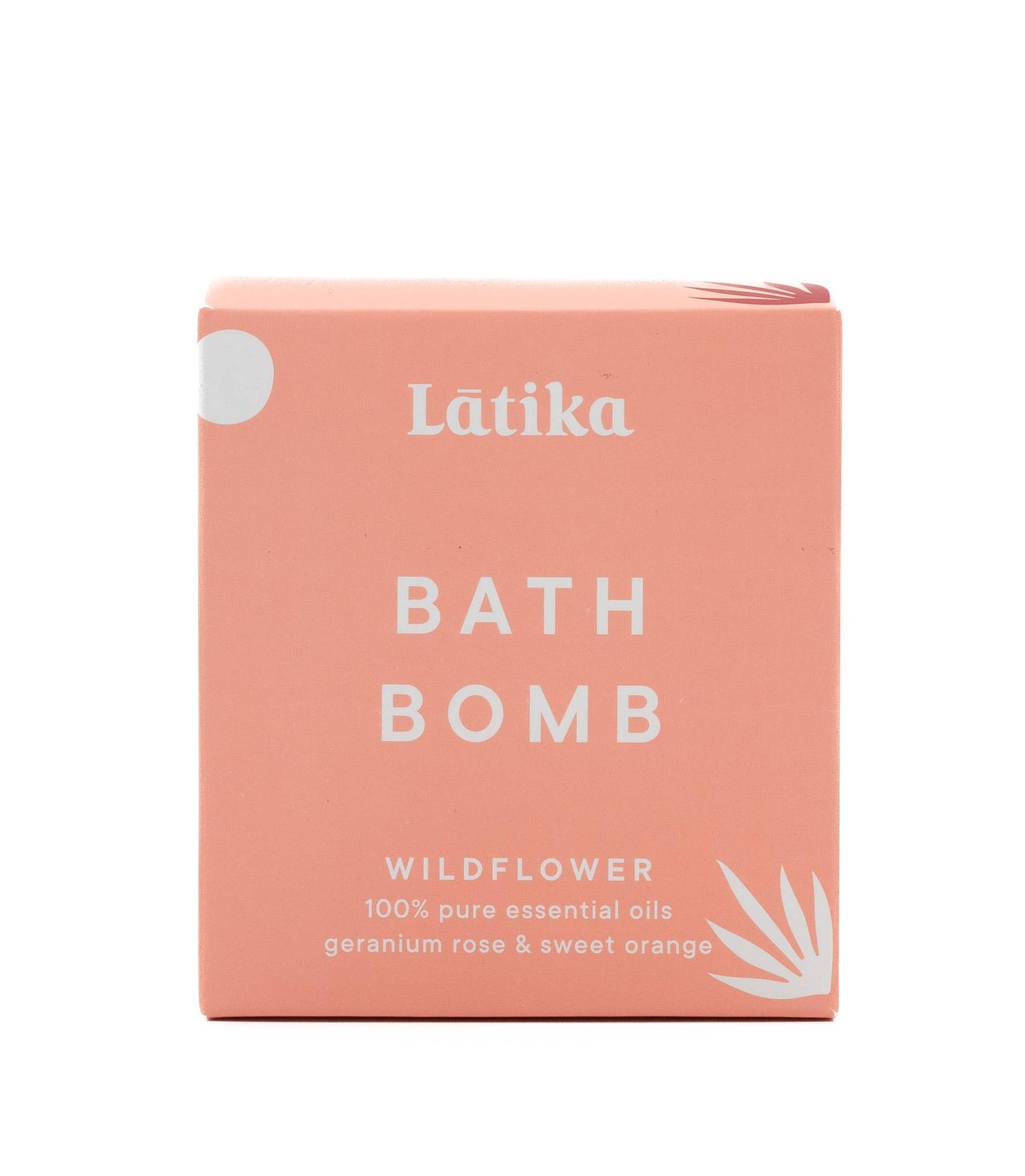 Wildflower Bath Bomb - Geranium Rose & Sweet Orange