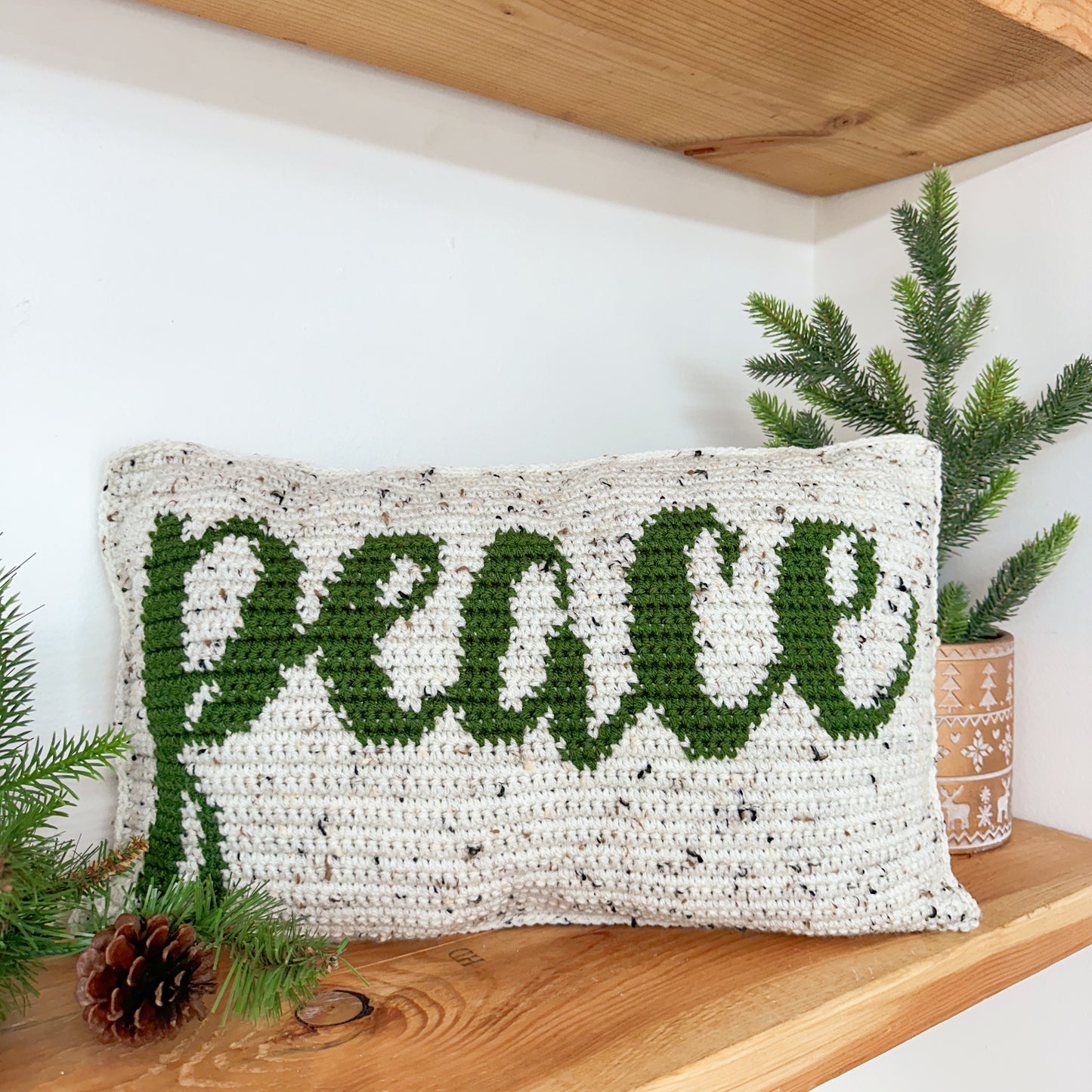 "Peace" Decorative Throw Pillow