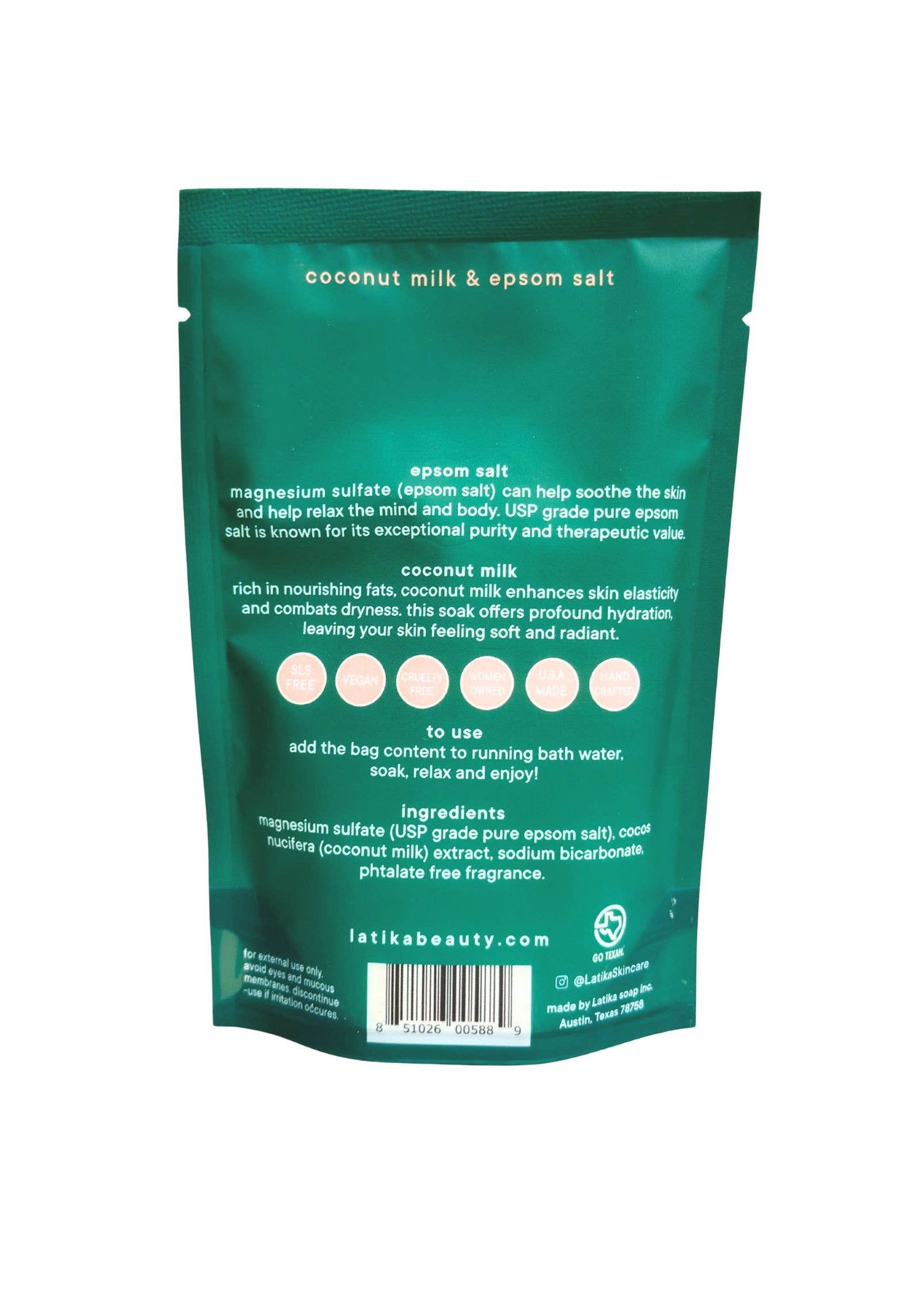 Self Care Oats & Honey Epsom Salt Bath Soak