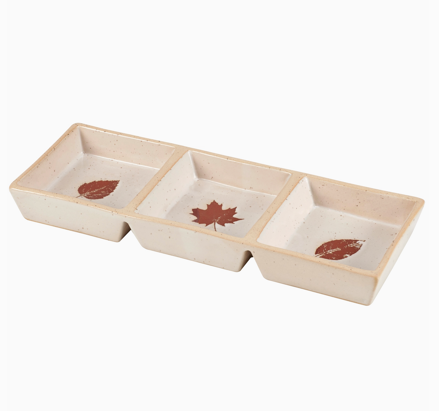 Fall Leaves Tidbit Tray