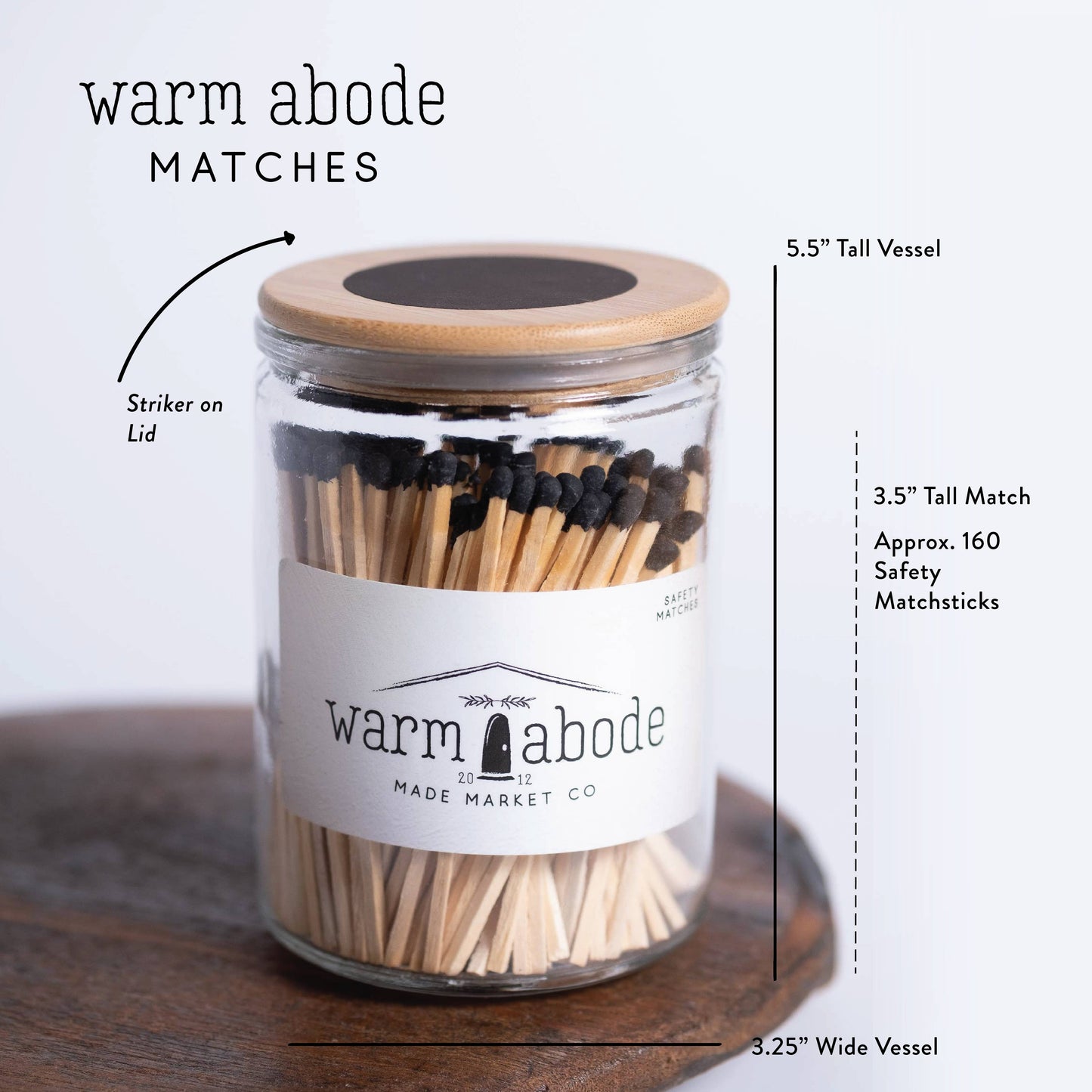 Warm Abode White Matches