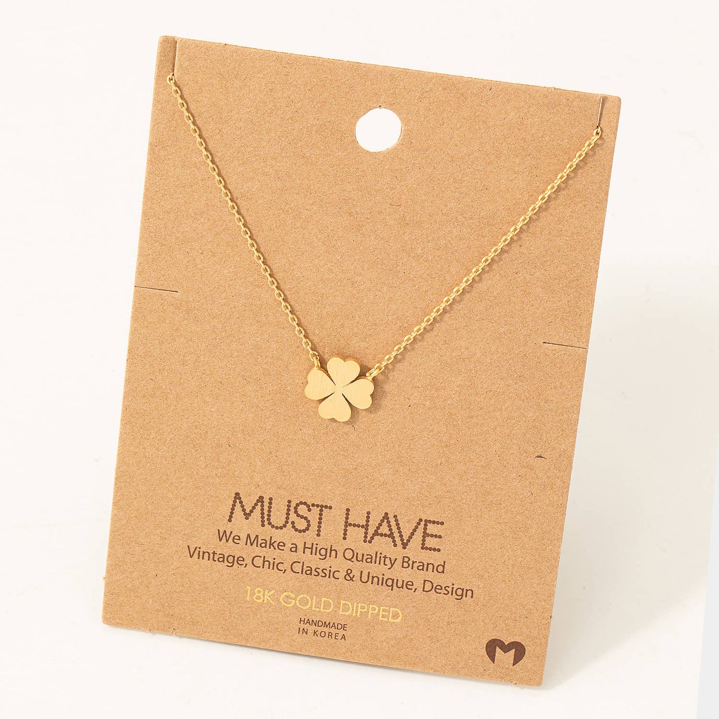 Mini Clover Pendant Necklace