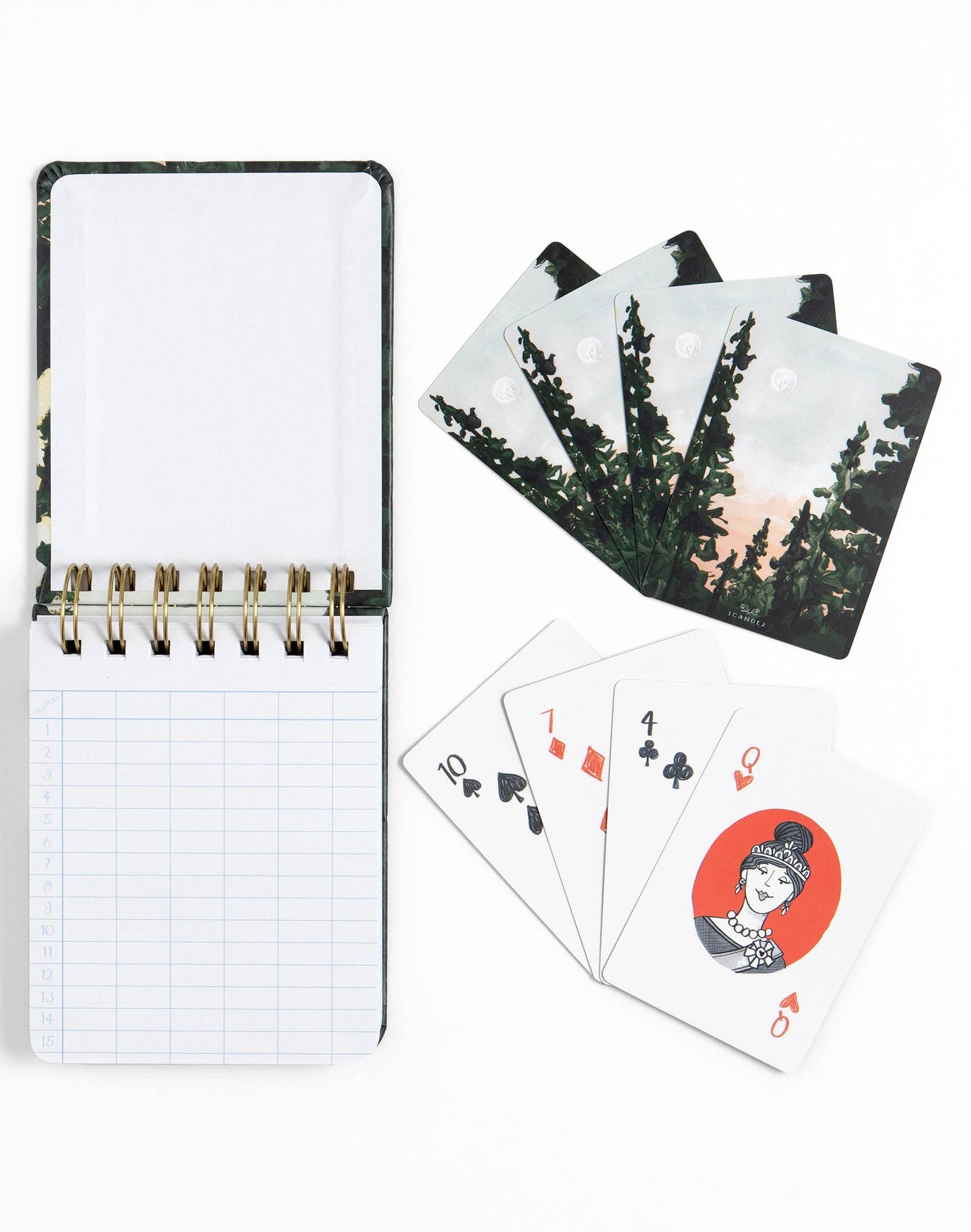 Forest Landscape Playing Card Set