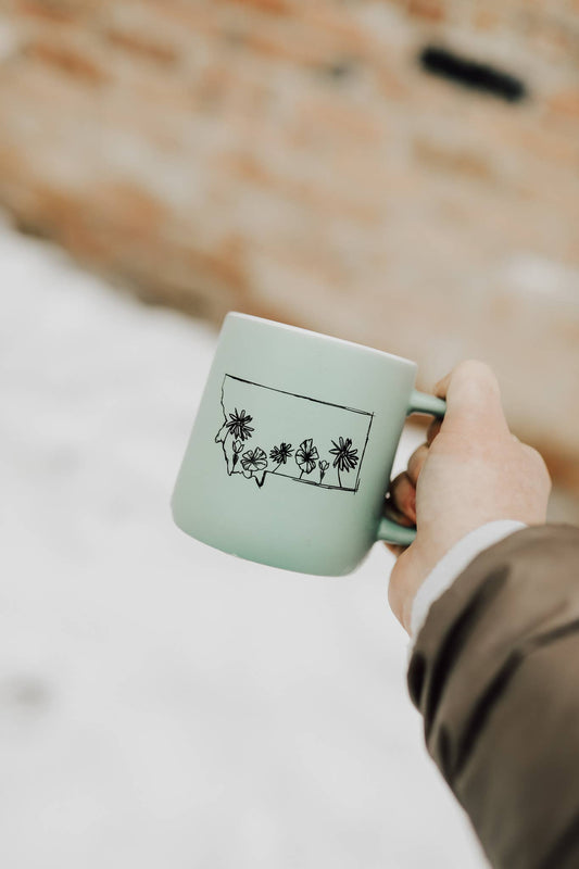 Wildflower Montana Glassware - Powder Blue