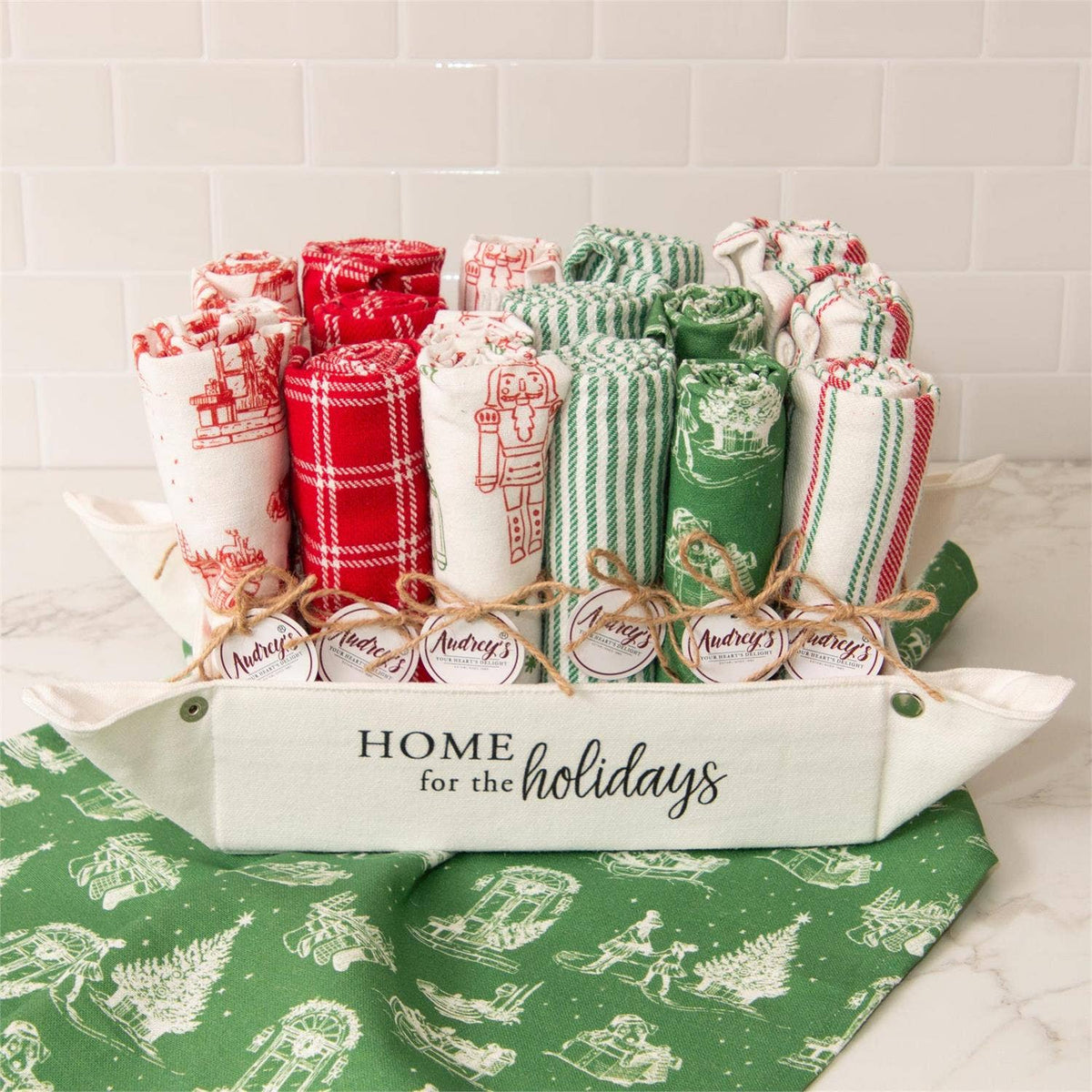 Home for the Holidays Tea Towels