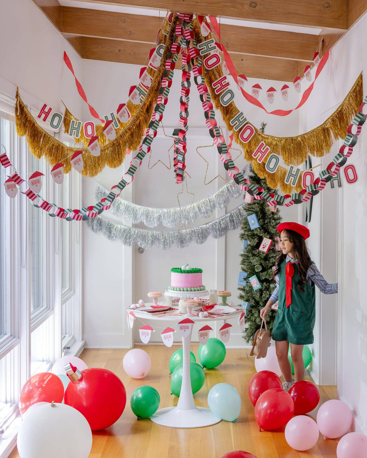 Striped Paper Chain