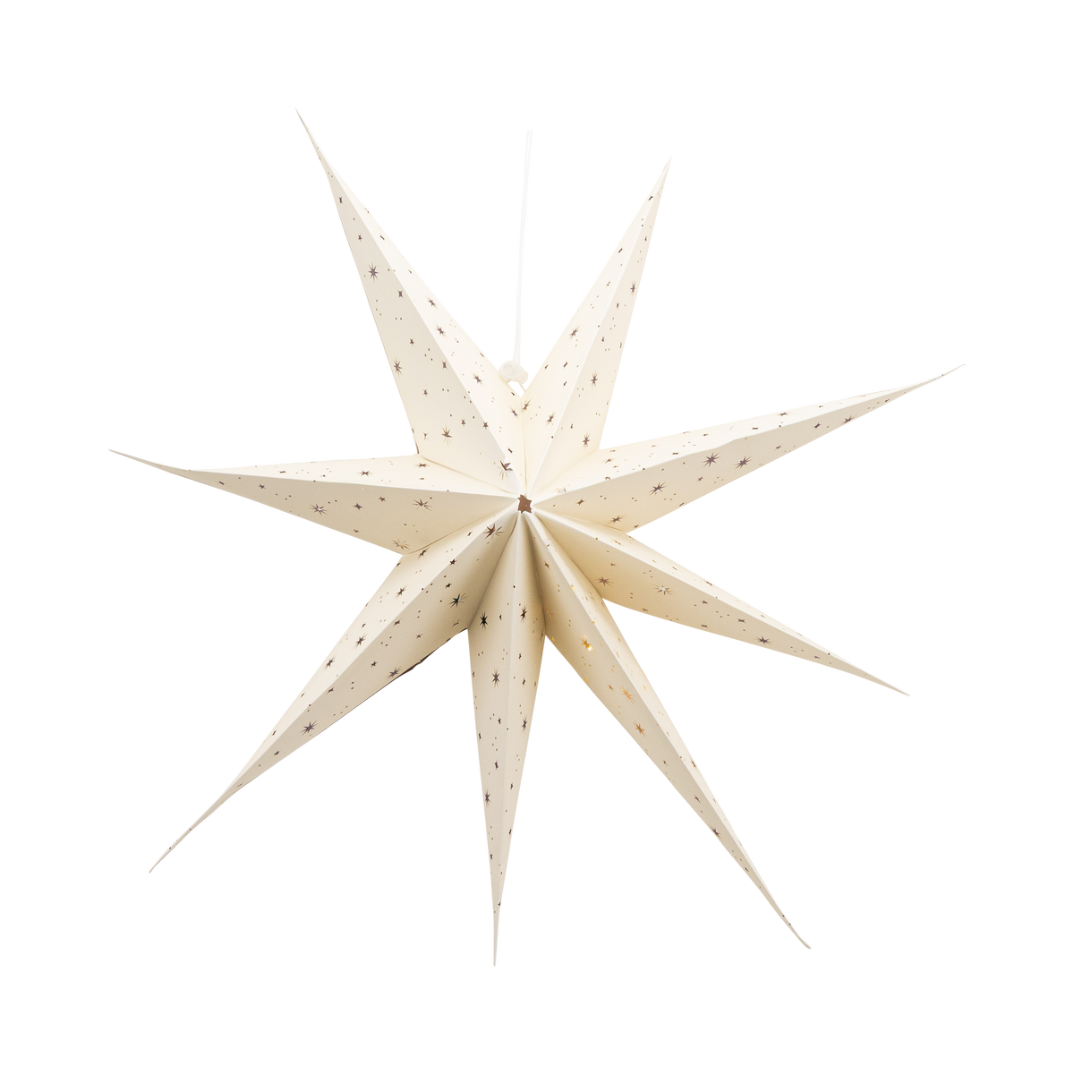 Light Up Paper Stars - Set of 3