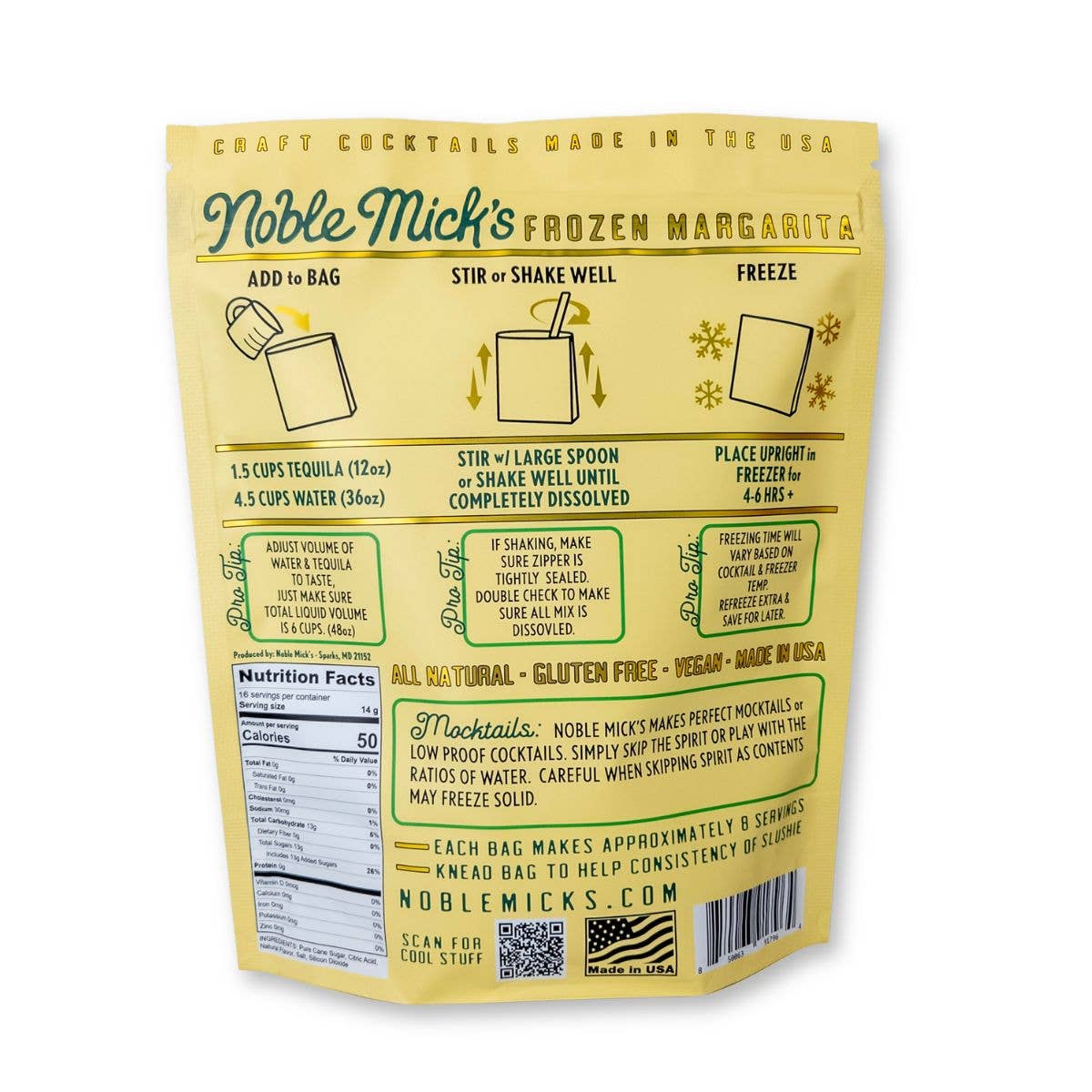 Rodeo Margarita Frozen Cocktail - Just add Water + Tequila