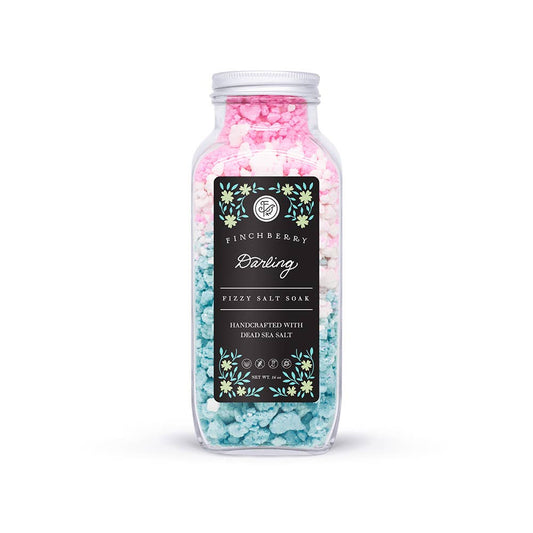 Darling Relaxing and Softening Fizzy  Salt Bath Soak