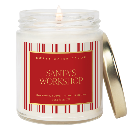 Santa's Workshop 9 oz Soy Candle