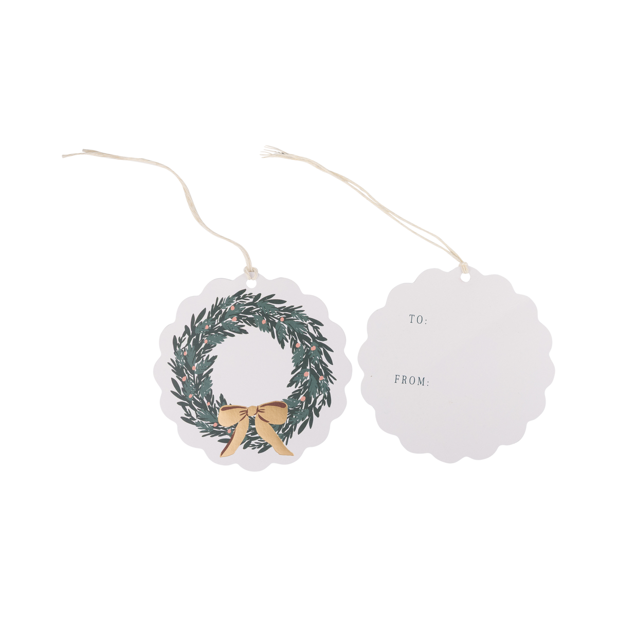 Wreath Gift Tags