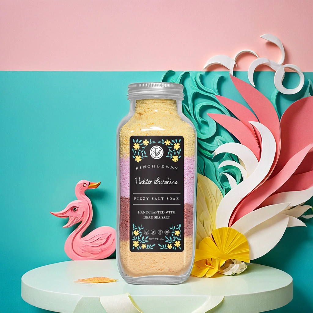 Hello Sunshine Rejuvenating Fizzy Salt Soak