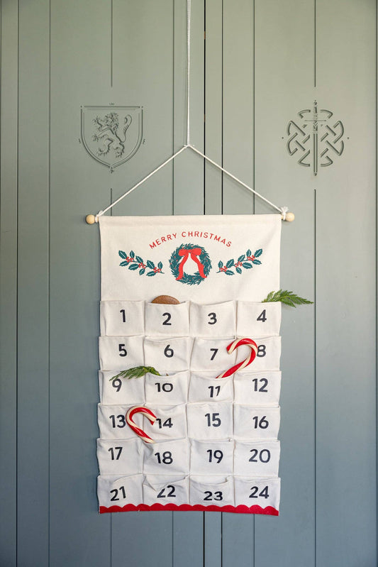 Canvas Christmas Advent Calendar 16" x 32"