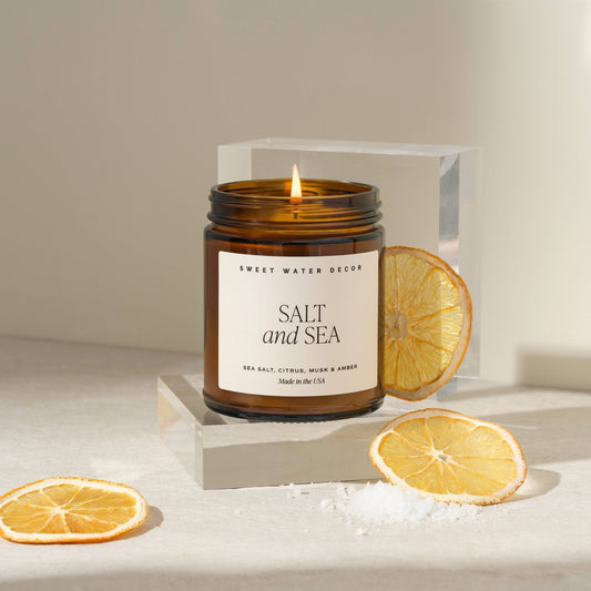 Salt and Sea 9 oz Soy Candle