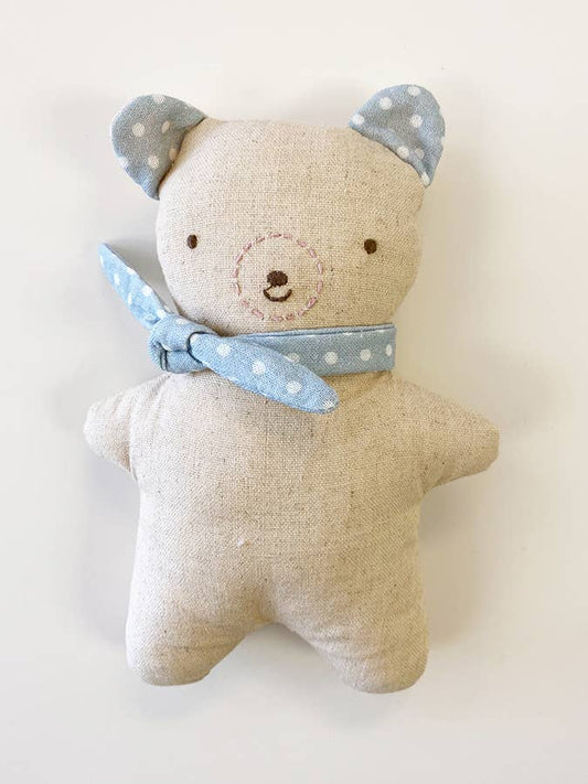 Blue Polka Dot Bear