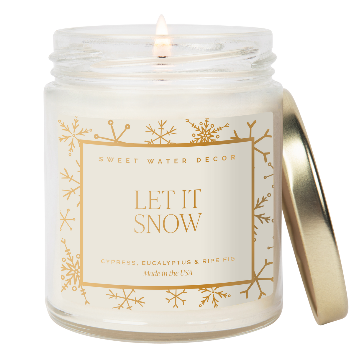 Let It Snow 9 oz Soy Candle