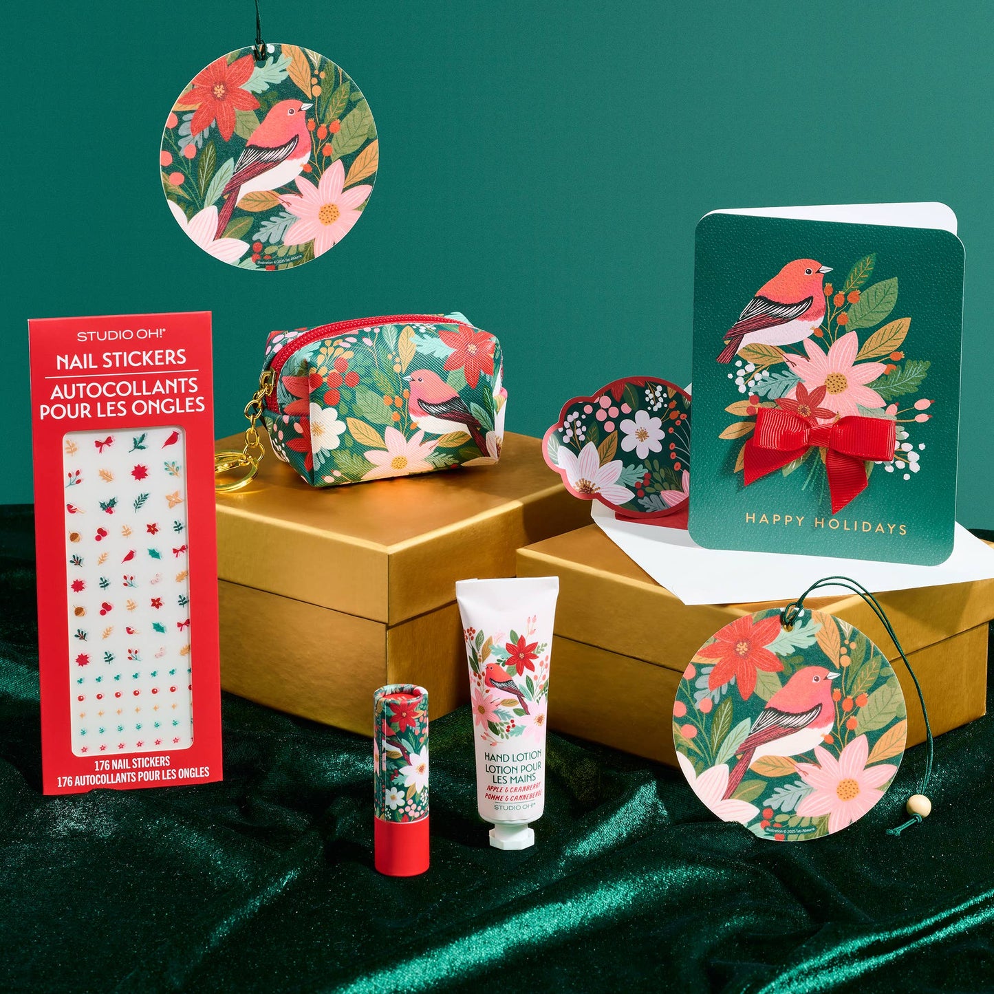 Nature's Celebration Lip Balm & Hand Lotion Set - Christmas