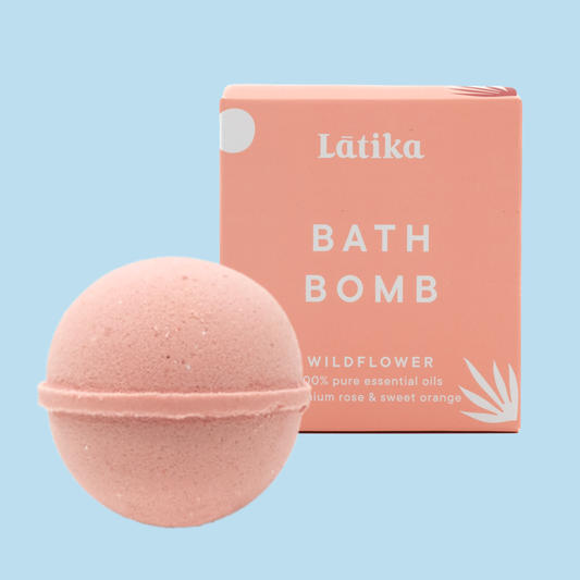 Wildflower Bath Bomb - Geranium Rose & Sweet Orange