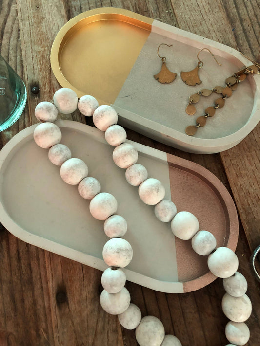 Concrete AccessoryTray - Copper Metallic