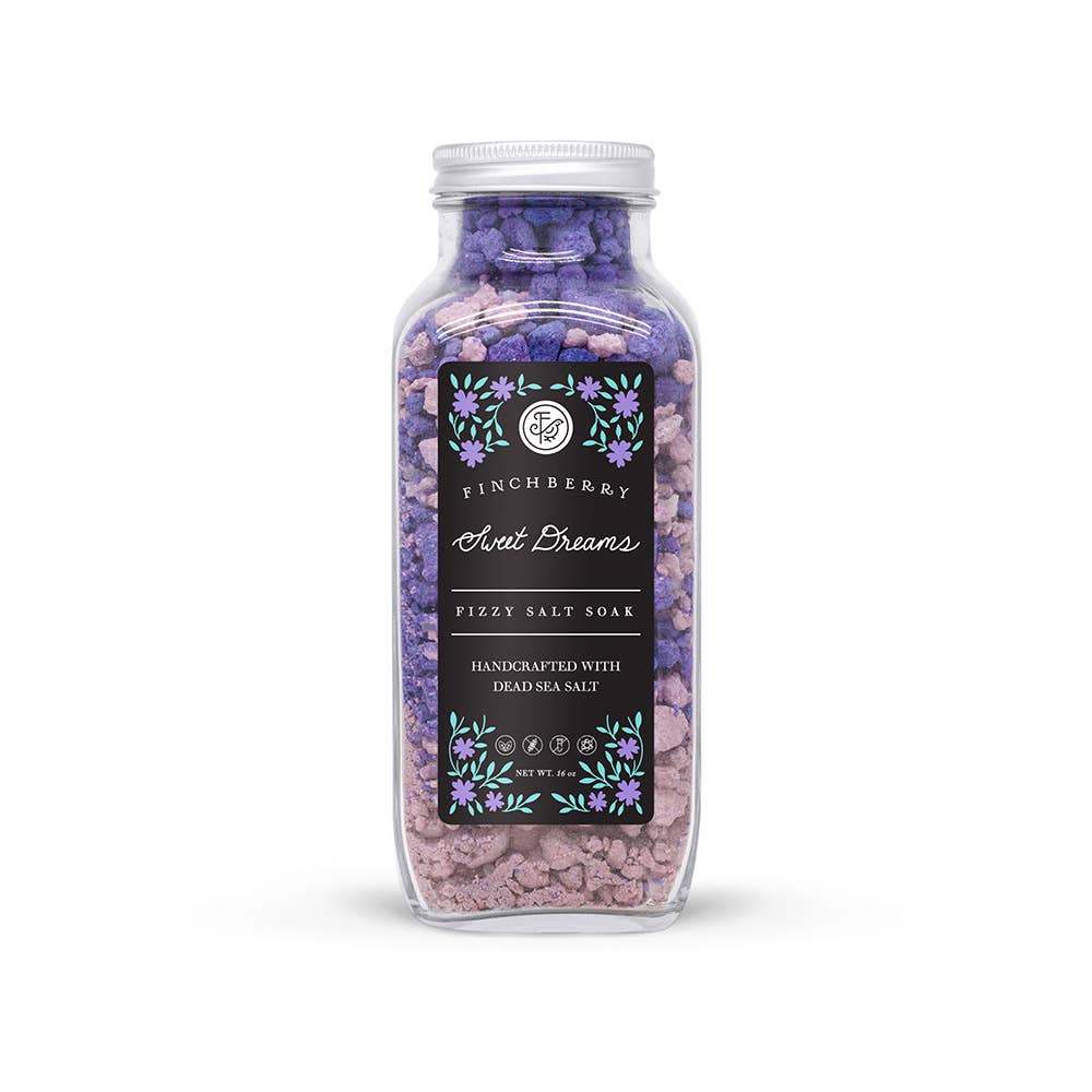 Sweet Dreams Gluten-Free Fizzy Salt  Bath Soak