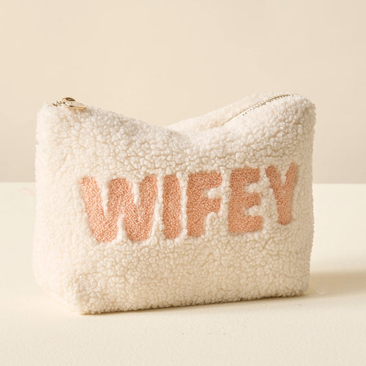 Wifey Teddy Bear Pouch