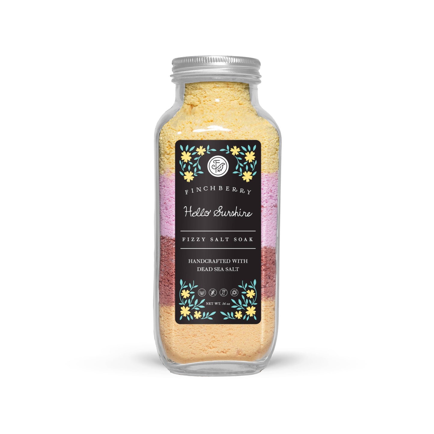 Hello Sunshine Rejuvenating Fizzy Salt Soak