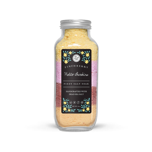 Hello Sunshine Rejuvenating Fizzy Salt Soak