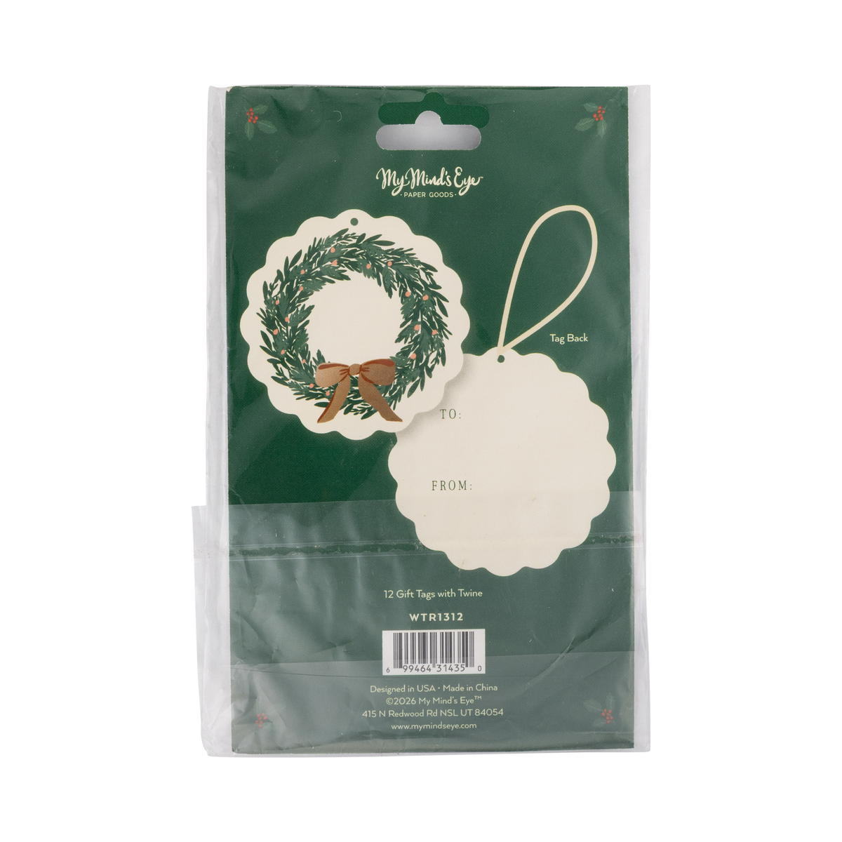 Wreath Gift Tags