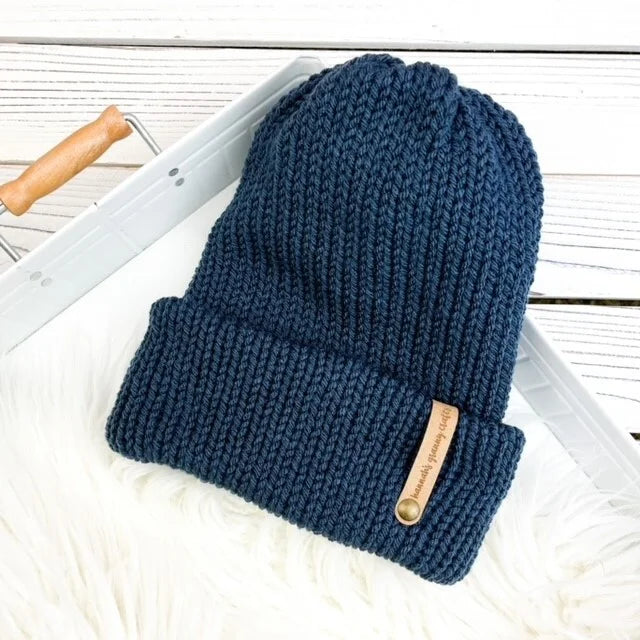 Ember Beanie - Dark Denim