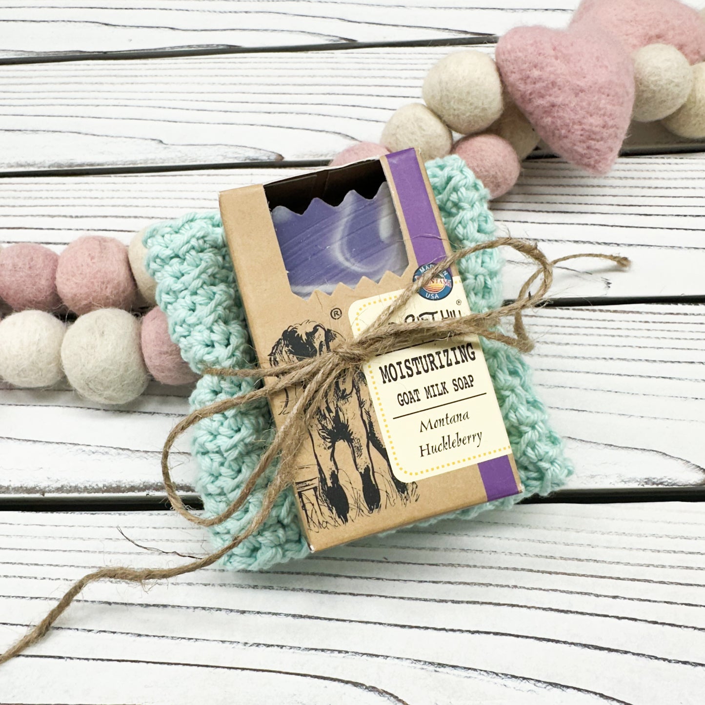 Mint Washcloth + Soap