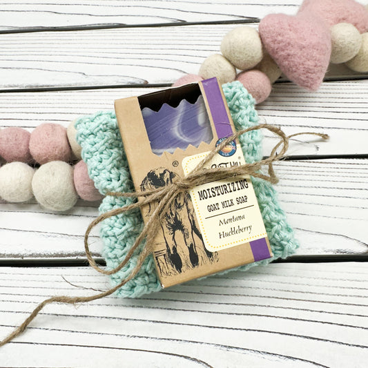 Mint Washcloth + Soap