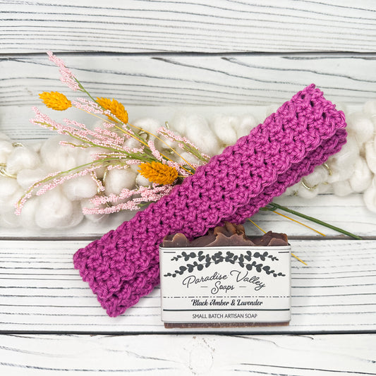 Bougainvillea Washcloth + Soap